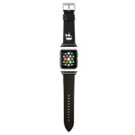 Karl Lagerfeld Karl Head PU Řemínek pro Apple Watch 42 44mm černá (3666339033729)