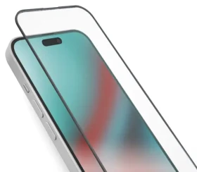 SBS Full Cover Apple iPhone 16 Plus/15 Plus černá / Tvrzené ochranné sklo / Lepení přes celý displej