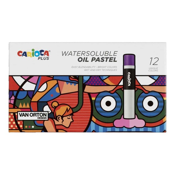 Carioca PLUS olejové pastely sada 12 ks