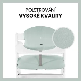 Hauck Polstrování Select na židličky Alpha+,Beta+ a Arketa, Muslin, Mint (HK667453)