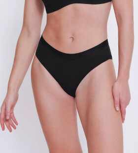 Dámské kalhotky GO Casual Hipster - BLACK - černé 0004 - SLOGGI BLACK L