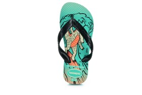 Havaianas Top Fun virtual green dětské pantofle