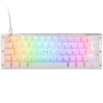 Ducky One 3 Aura Mini Cherry MX-Brown bílá / herní klávesnice / podsvícená / mechanická / drátová USB-C / DE (DKON2161ST-BDEPDAWWWWC1)