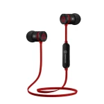 Powerton W2 červená / Bezdrátová sluchátka / mikrofon / Bluetooth 4.2 (W2 - red)