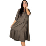 HOSH Dámské košilové šaty FATE Velikost: XL/XXL, Barva: Starorůžová