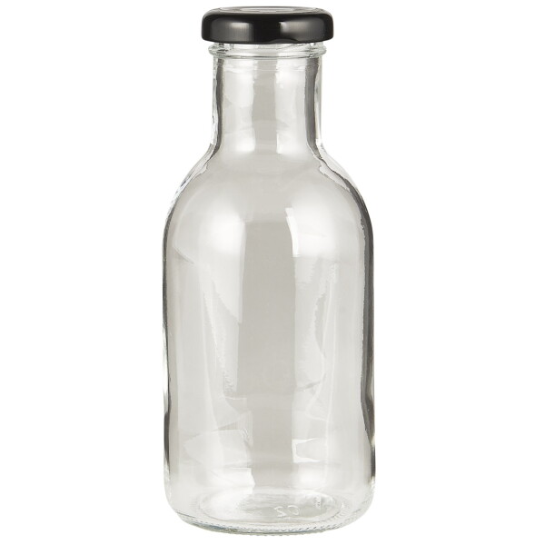 Ib Laursen Skleněná lahev s víčkem Cordoba 350 ml, čirá barva, sklo, kov