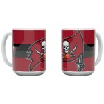 Hrnek Tampa Bay Buccaneers NFL Triple Logo Jumbo (450 ml)