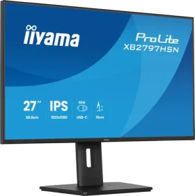 27" Iiyama ProLite XB2797HSN-B1 černá / Monitor / IPS / 1920x1080 Full HD / 120 Hz / 1 ms / USB-C dock 65W / repro (XB2797HSN-B1)