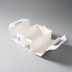 Výslužková krabice s rukojetí Pink 26x18x9,5cm