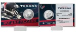 Highland Mint Mince Houston Texans NFL Team History Silver Coin Card