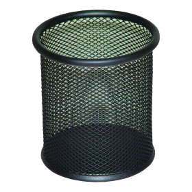 DONAU kelímek na psací potřeby Office Set, výška 98 mm, kov, černý