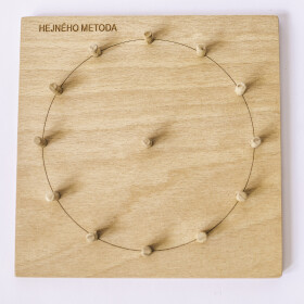 H-Učebnice Geoboard ciferníkový