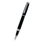 Waterman Exception Slim Black Lacquer ST - plnící pero - hrot F