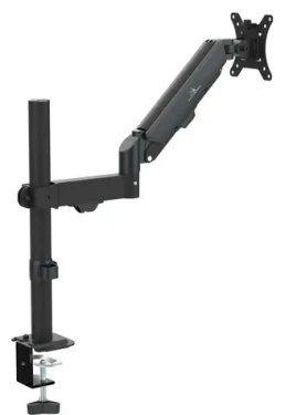 Maclean MC-135 černá / Stolní držák monitoru / 17-32" / VESA 75x75-100x100 / nosnost 10 kg / plynová vzpěra (3)