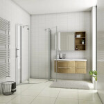 H K - Čtvrtkruhový sprchový kout MELODY S2 90x90 s dvoukřídlými dveřmi, chrom MELODYS290