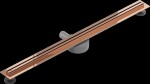 MEXEN - Flat 360 Slim žlab otočný 100 cm růžové zlato 1641100