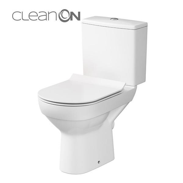 CERSANIT - WC KOMBI 603 CITY NEW CLEANON 010 3/5 VČETNĚ SEDÁTKA SLIM K35-037