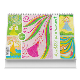 Stolní kalendář Andělé pro radost 2026