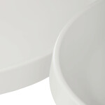 Konferenční stolek 69x69x43cm, kov, bílá, CT-F4114 WT