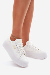 Dámské Tenisky Na Platformě Lee Cooper LCW-25-31-3450L Bílé 37