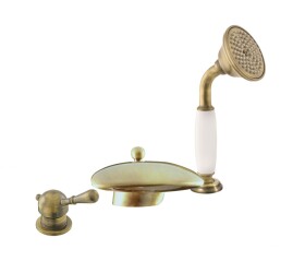 SLEZAK-RAV - Vodovodní baterie vanová LABE - STARÁ MOSAZ, Barva: Stará mosaz (Bronz), Rozměr: 1/2'' L470.5SSM