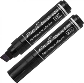 Pica Permanentní popisovač černá / 4-12mm / klínový hrot (528/46)