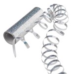 Serpentýny holografické stříbrné 4 m