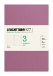 Zápisník Jottbook pur A5, 80l, tečkovaný, Dusty Rose, 3ks