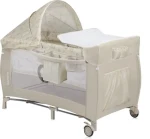 LIONELO Postýlka cestovní Sven Plus Beige Latte / od 0 do 3 let / do 15 kg (LO-SVEN PLUS BEIGE LATTE)