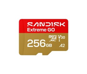 SanDisk micro SDXC karta 256GB Extreme GO (240 MB/s , UHS-I U3 V30) EDF_493818
