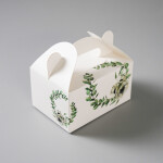 Výslužková krabice s rukojetí Oliva 20x13x11cm