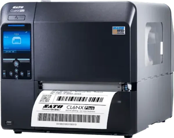 SATO CL6NX Plus 203 dpi Wi-Fi / Tiskárna štítků / 203dpi / USB / RS232 / LAN / Wi-Fi / EU napájecí kabel (WWCLPA02ZWANEU)
