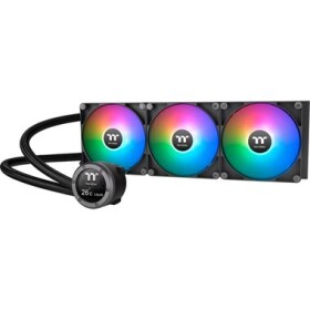 THERMALTAKE TH420 V2 Ultra ARGB černá / AIO vodní chladič CPU / 3x 140 mm / 3300 RPM @ 34.7 dB / 84.32 CFM (CL-W386-PL14SW-A)