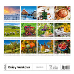 Nástěnný kalendář 2026 Helma - Krásy venkova