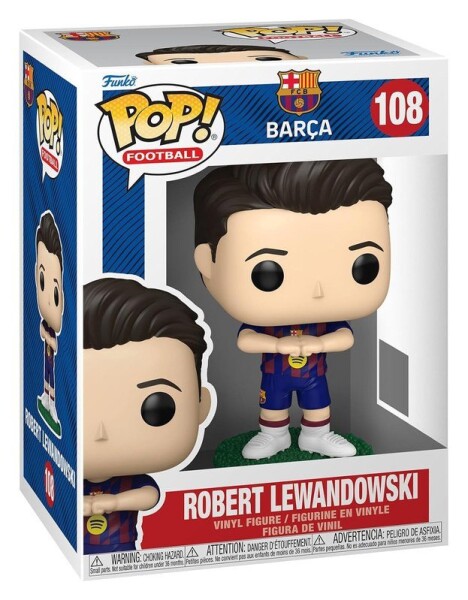 Funko POP Football: Barcelona - Robert Lewandowski #108