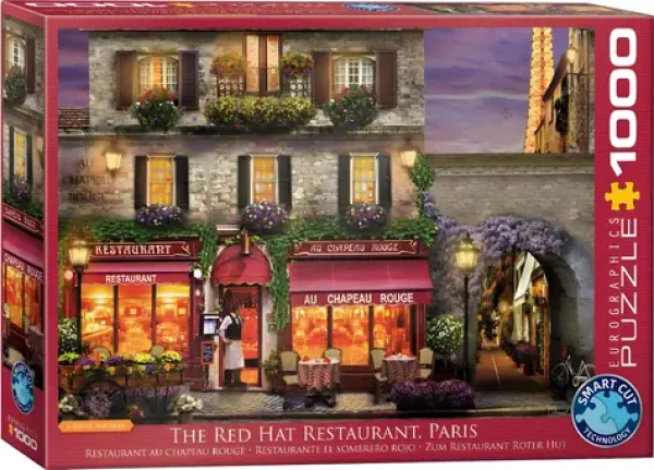 EUROGRAPHICS Puzzle Restaurace The Red Hat, Paříž
