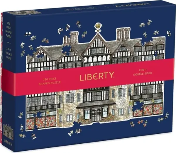 GALISON Oboustranné puzzle 2v1 Liberty London Tudor Building