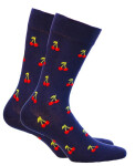 Vzorované pánské ponožky PERFECT MAN-CASUAL černá 42-44