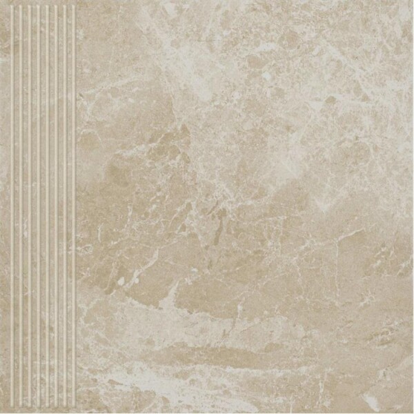 Dlažba Track beige schodovka 30/30