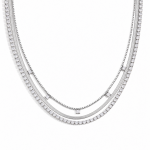 ELENYS Trio – náhrdelník z prémiové oceli Délka: 39-43 +5 cm / max. 48 cm