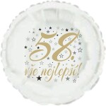 58. narozeniny balónek kruh Balonky.cz 58. narozeniny balónek kruh Balonky.cz