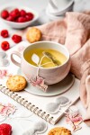 TEA HERITAGE Zelený čaj Sencha Cherry Sakura 5 ks, růžová barva, papír, textil