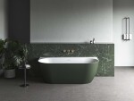 RAVAK - Freedom Wall Tec Vana 170x87 cm, Grey Green/bílá CE31200000