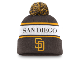 Nike Pánská zimní čepice San Diego Padres MLB Peak Standard Cuff Pom Beanie