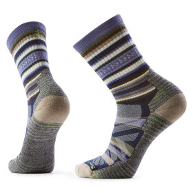 SMARTWOOL Hike Light Cushion Panorama Crew Socks, Nightfall Blue (vzorek) velikost: L