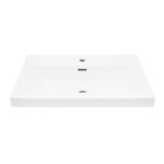Nábytkové umyvadlo SAT B-Way 61x46,5 cm bílá matná otvor pro baterii uprostřed SATBW6046MW SATBW6046MW