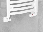 MEXEN/S - G00 termostatická souprava pro radiátor + krycí rozeta S, bílá W903-900-909-20