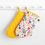 Kuchyňská chňapka ZAHRADA žlutá, sada 2 ks