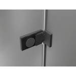 MEXEN/S - Lunar-F sprchový kout skládací dveře levá 95 x 90, transparent, grafit metal 836-095-090-95-00-L