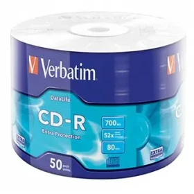 Verbatim CD-R 700MB 52x, bulk box, 50ks (43787)